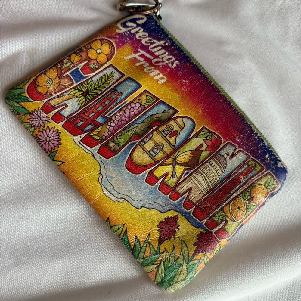 Colorful California Souvenir Pouch
